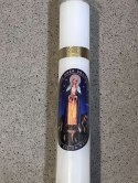 Gromnica biała 40cm Matka Boska Gromniczna WILK | GZ-012