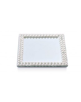 MARGOT PEARL podstawka lusterko 15 x 15 x h 1cm