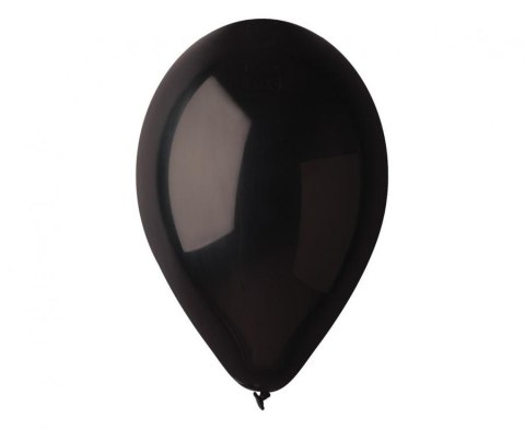 Balony 100szt czarne pastelowe 10" G90/14