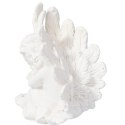 Dekoracyjny Anioł Cmentarny z Polirezyny, Biały, 10 cm