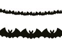 Girlanda papierowa Nietoperze, czarna, 10.5 x 25 x 300 cm PF-GNIE