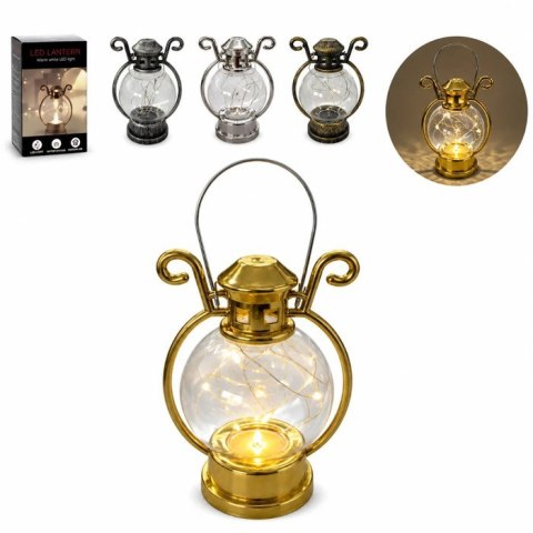 Latarnia led "drucik" wys.12,6cm. baterie w zestawie.