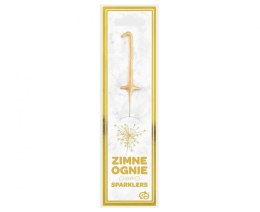 Złota cyfra 1 (zimny ogień) 17cm CS1921S-1