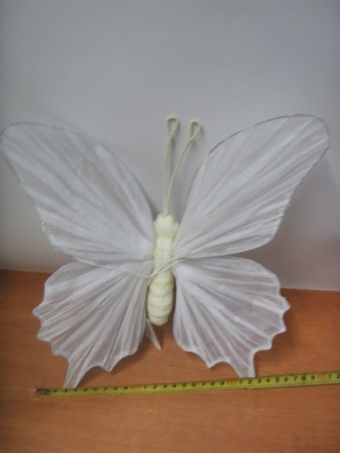 Motyl na klips papierowy 30cm 86736
