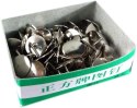 Pinezki metalowe srebrne - 10 op. x 5 0szt. PI-206M