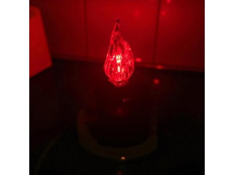 Wkład do zniczy solarny żywy płomień 17cm - 7161r