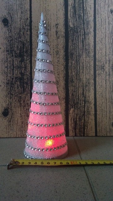 Stożek podświetlany 25cm | BOC-18032