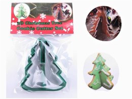 Foremki do ciastek choinka wykrawacze 2 szt. 10,5x9 cm. | 475603