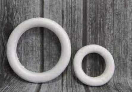 Kółka obręcze styropianowe 2szt. 20, 12cm | FOC-17115