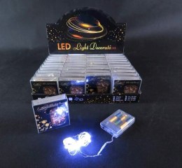 Sznur świecący 100 LED zimny 10m